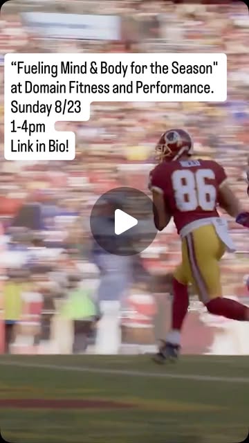 Domain Fitness and Performance on Instagram: "Come hear Jordan Reed — former NFL tight end — talk about his journey and 