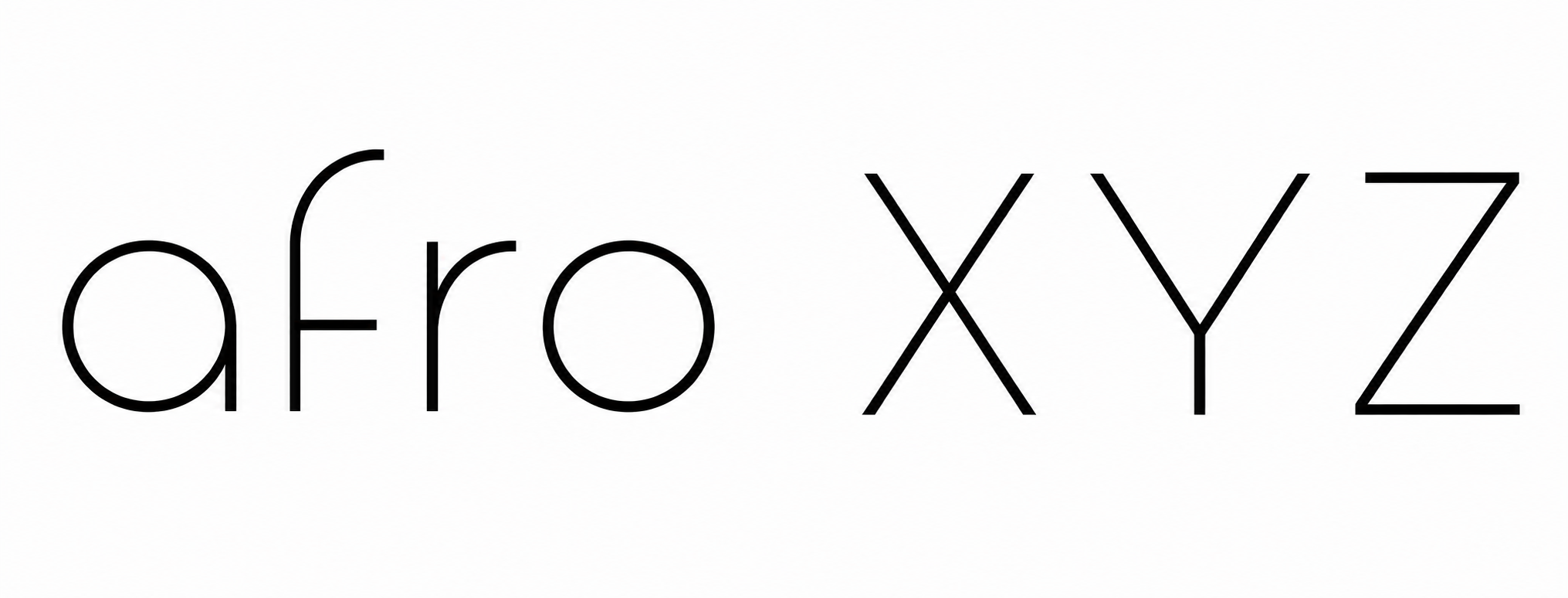 afro XYZ logo