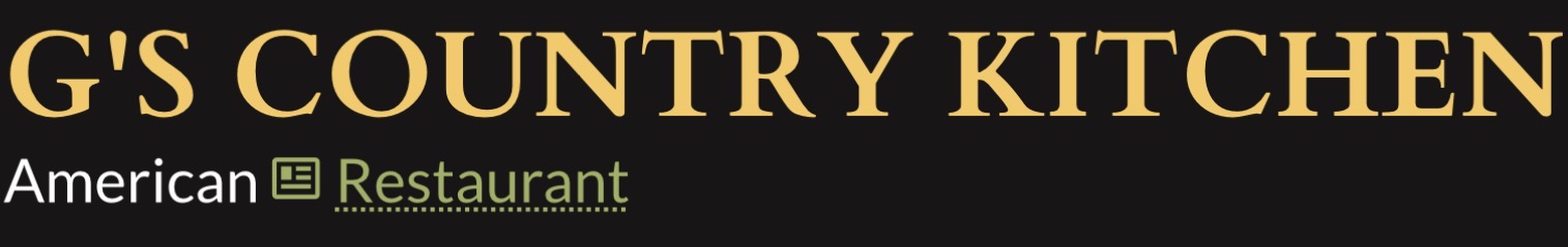 G's Country Kitchen logo