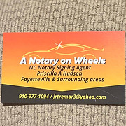 A Notary on Wheels, Fayetteville, NC logo