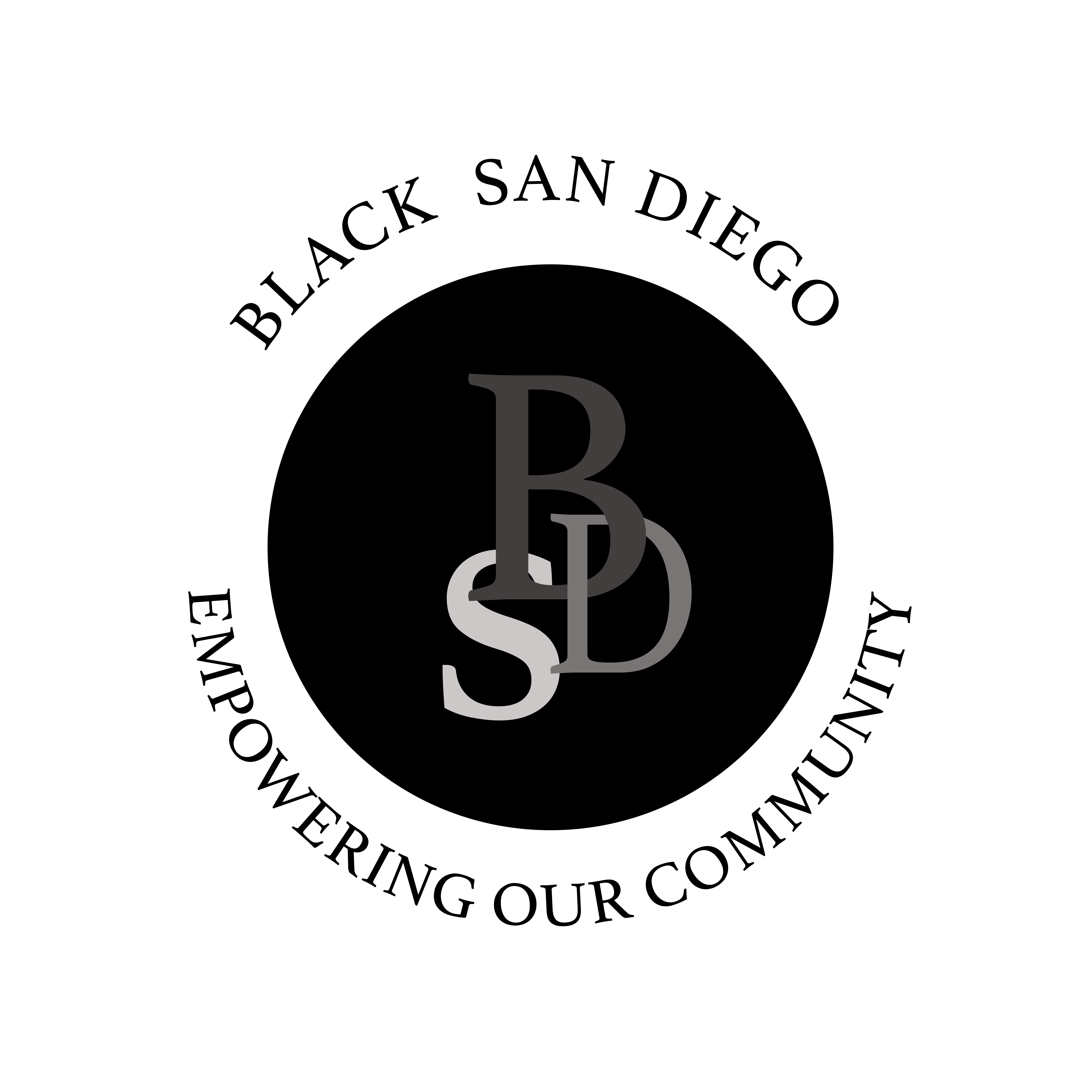 Black San Diego logo