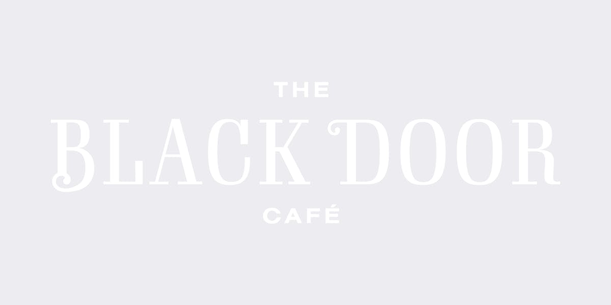 The Black Door Cafe logo
