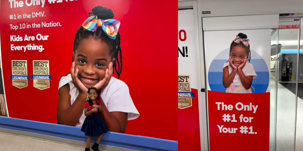 Little Girl Gets the Sweetest Surprise After Being Featured in Children’s National Hospital Campaign
