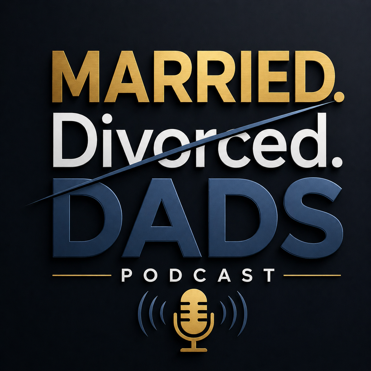 Married.Divorced.Dads Podcast logo