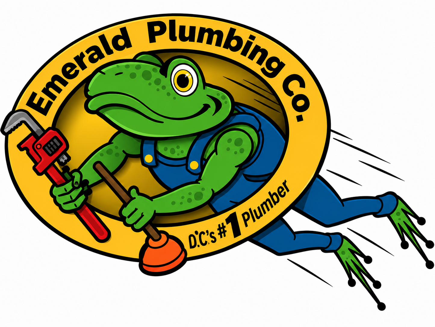Emerald Plumbing Co. logo